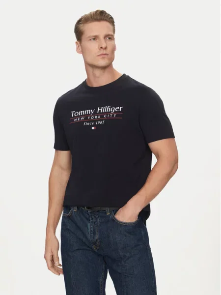 T-Shirt Tommy Hilfiger μπλε