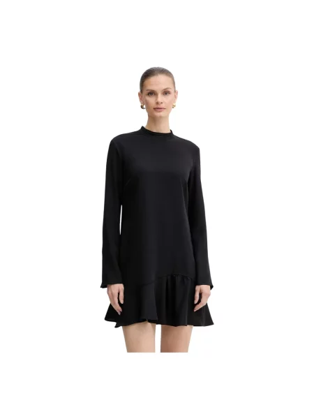 Pinko sukienka mini rozkloszowana czarny
