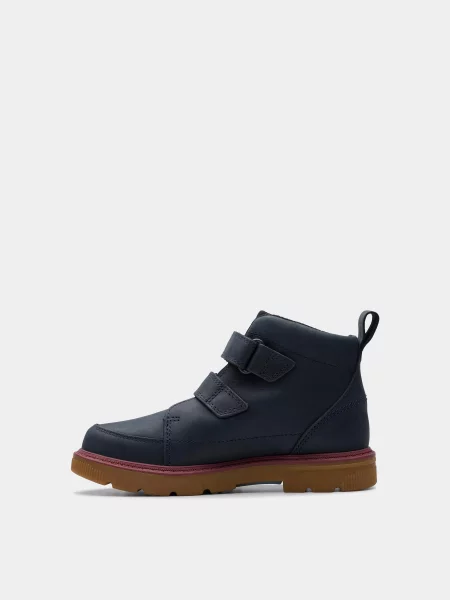 Детские ботинки Clarks синие