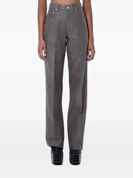 Pantaloni Rick Owens cu 5 buzunare gri