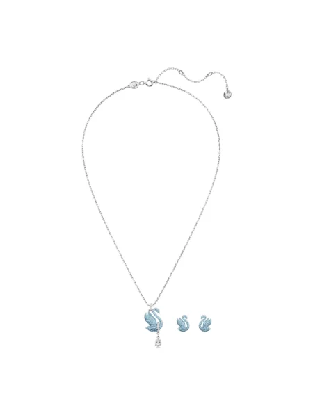 Naszyjnik Swarovski niebieski