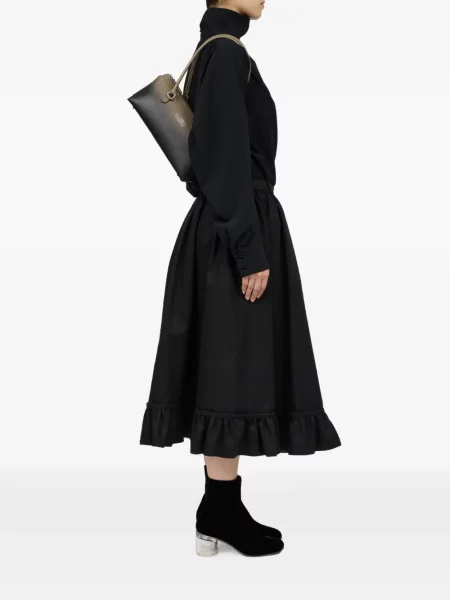 Geantă Mm6 Maison Margiela din piele negru