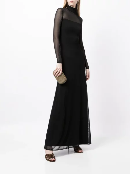 Skaidrus kostiumas suknele Ralph Lauren Collection įsiliepsnojo juoda
