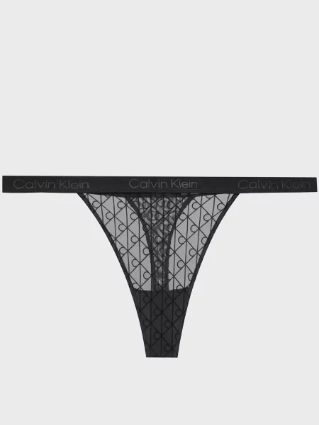 Стринги Calvin Klein черные