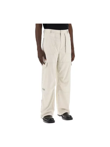 Spodnie cargo Acne Studios beżowe