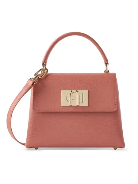 Torebka Furla skórzana różowa
