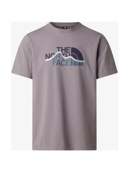 Koszulka The North Face Mountain Line Graphic S fioletowa
