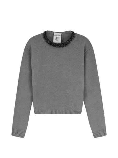 Pulover Semicouture tricotate gri
