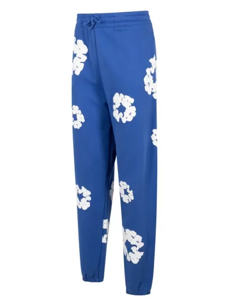 Raštuotos kelnės Denim Tears mėlyna