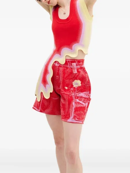 Pantaloni scurți cargo Ph5 cu imagine roșu