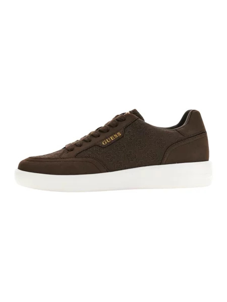 Sneakersy Guess brązowe