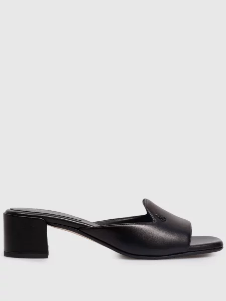 Кожаные мюли Jimmy Choo черные