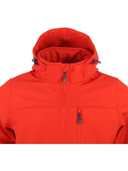 Geacă Peak Mountain softshell portocaliu