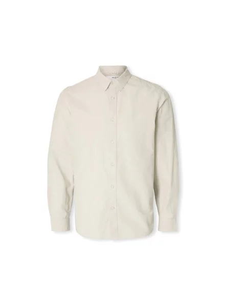 Kašmírová košile Selected béžová