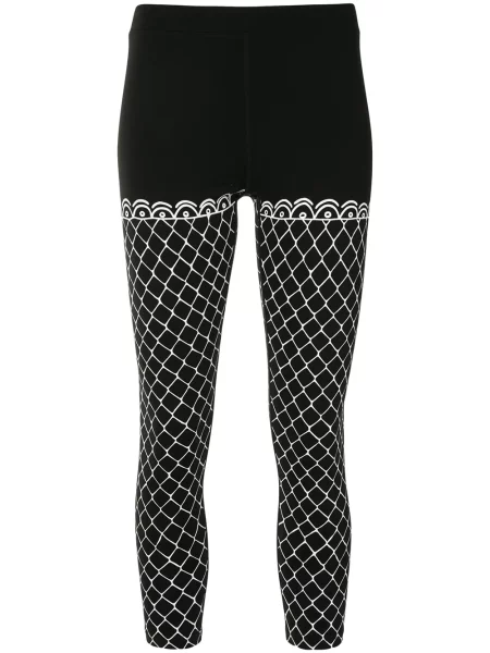 Leggings Haculla cu imagine cu imprimeu geometric negru