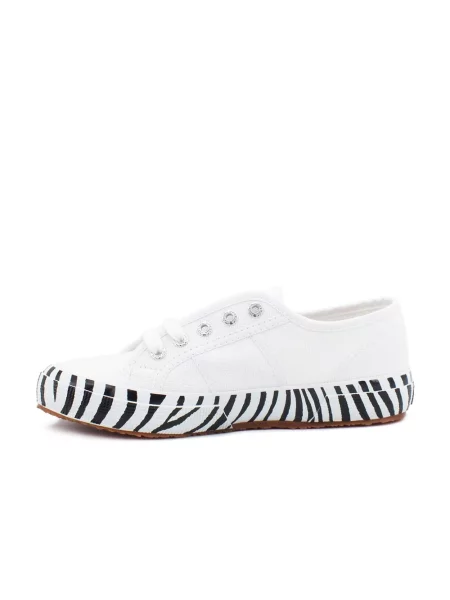 Sneakersy Superga 2750 z nadrukiem białe