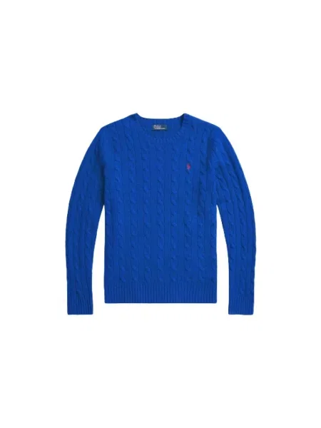 Sweter Polo Ralph Lauren z kaszmiru niebieski