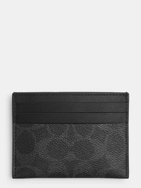 Portofel Coach din piele negru