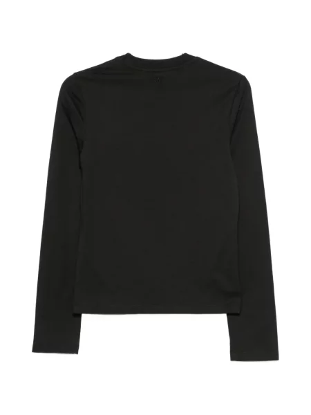 Lung tricou Ami Paris negru