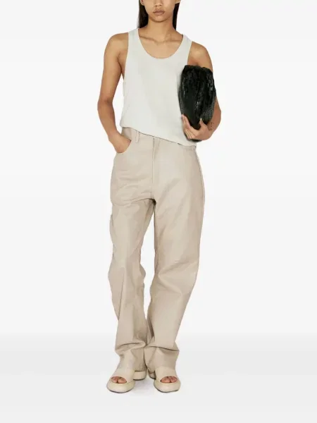 Pantaloni Entire Studios din piele