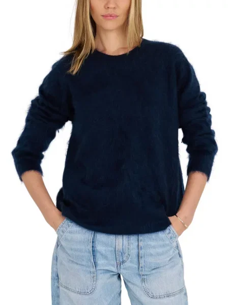 Pulover Archer Cashmere din cașmir albastru
