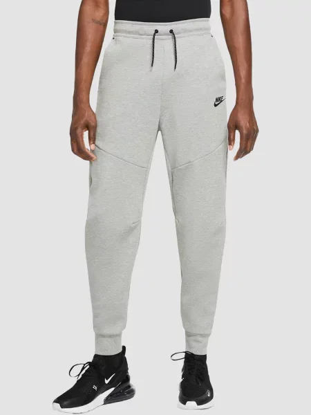 Джогери NIKE Tech Fleece бавовна/поліестер сірий
