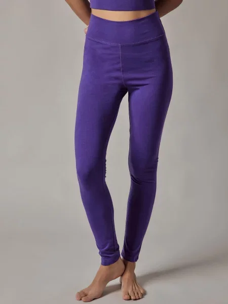 OWN Off With Nature Legíny Leggings a Vita Alta' fialová