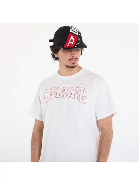 Тениска Diesel T-Shirt Off White M бяло