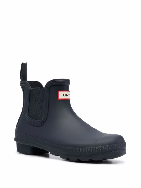 Chelsea boots Hunter s autogramem modré