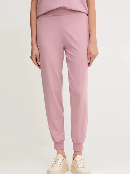 HUGO spodnie lounge różowy