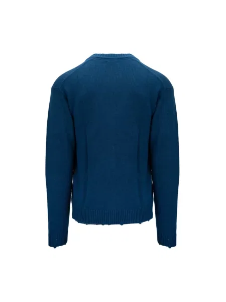 Sweter Sun68 wełniany niebieski