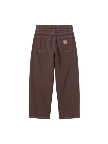 Jeansy Carhartt Wip z kamieniami brązowe