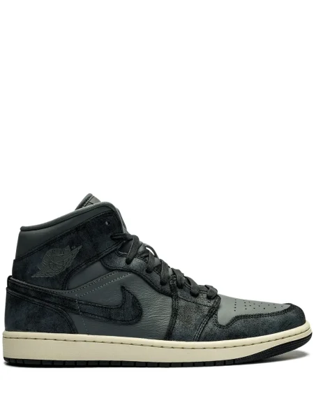 Sneakerși Jordan Air Jordan 1 zdrențuiți gri