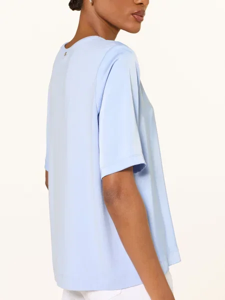 Riani Halenka Ze Směsi Materiálů tmavě modrá