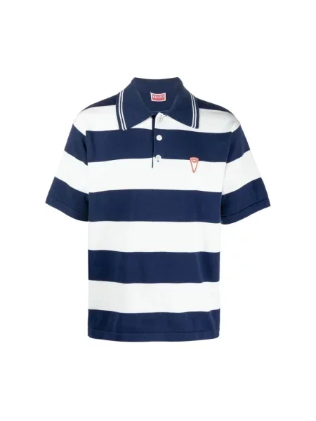 Koszulka polo Kenzo w paski z paskiem