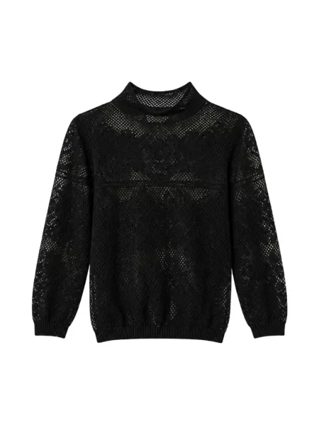 Sweter z golfem Twinset do golfa czarny