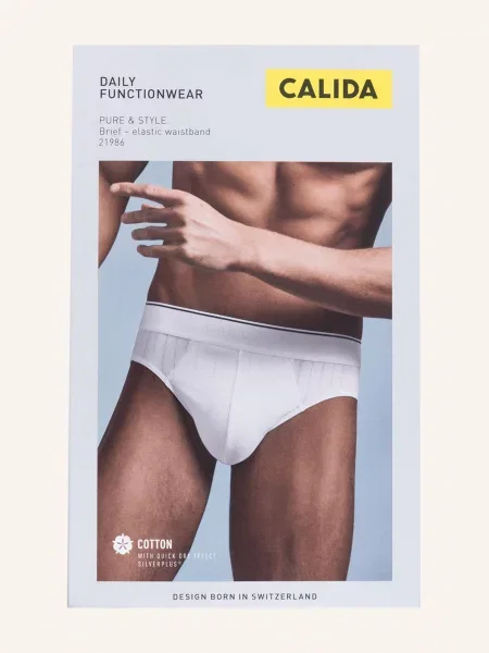 Calida Slipy Pure & Style bílá