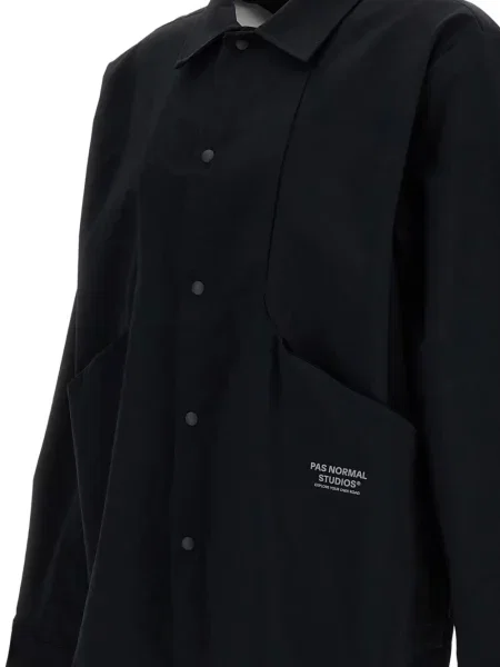 Jachetă cămașă Pas Normal Studios negru