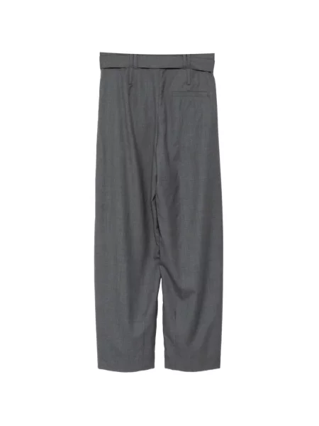 Cu centură pantaloni Less gri