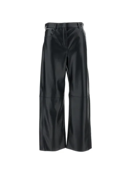 Pantaloni 's Max Mara din piele negru
