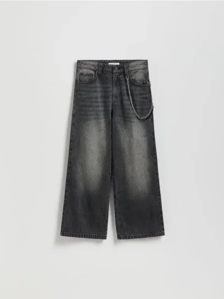 Reserved Blugi baggy negru