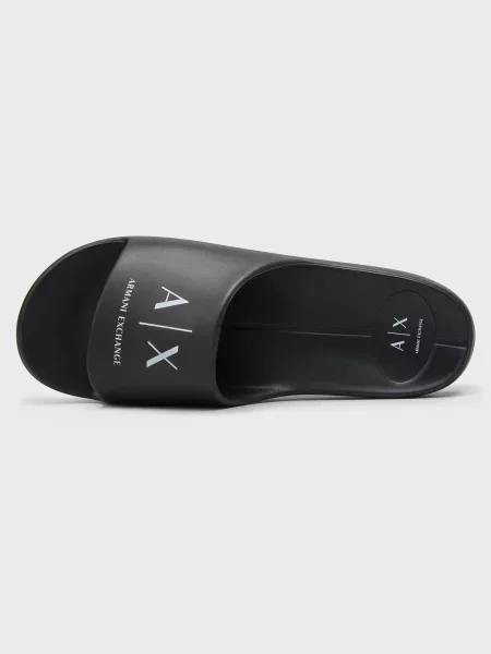 Шлепанцы Armani Exchange черные