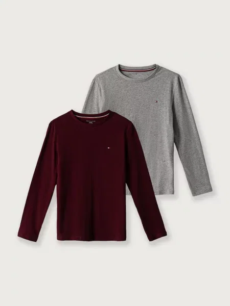 Tommy Hilfiger majica dugih rukava za djecu od pamuka
