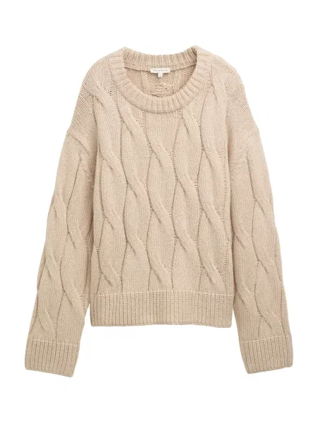 TOM TAILOR Pulover taupe gri