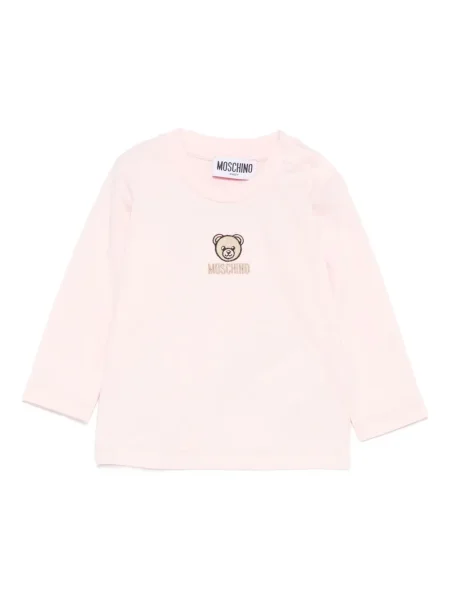 Bluza dziecięca Moschino różowa