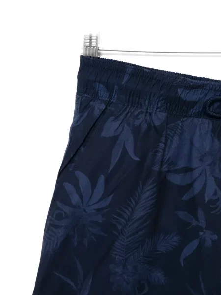 Slip de baie Boss cu model floral albastru