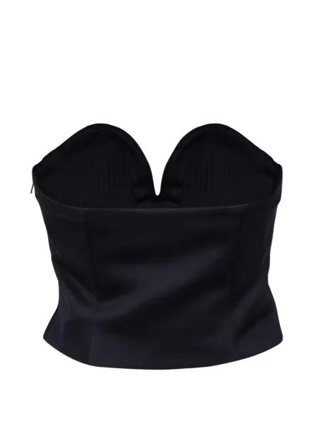 Top Ulla Johnson din satin negru