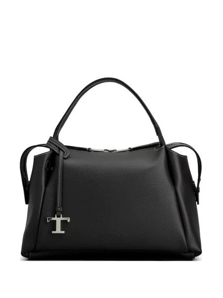 Geanta de piele Tod's din piele mini negru