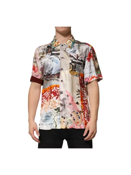 Koszula Dolce And Gabbana z nadrukiem casual
