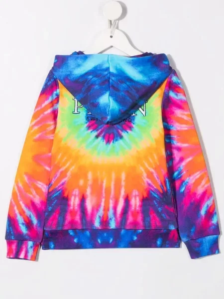 Bluza z kapturem dziecięca Philipp Plein zielona